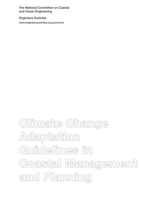 Climate Change Adaptation Guidelines In