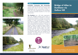 Bridge of Allan to Dunblane Via Gallow Hill