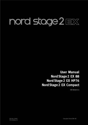 Nord Stage 2 EX English User Manual V2.X Edition B.Pdf