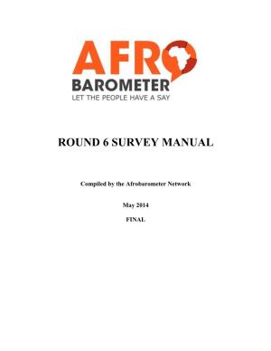 Round 6 Survey Manual