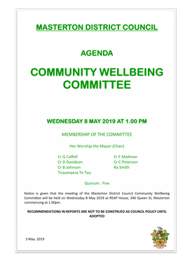 Connecting Communities Wairarapa Against Its Key Performance Indicators (See Attachment 1)