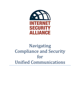 Nav Ng Igati Compliance and Security for Unified Communications