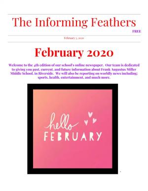 The Informing Feathers February 2020