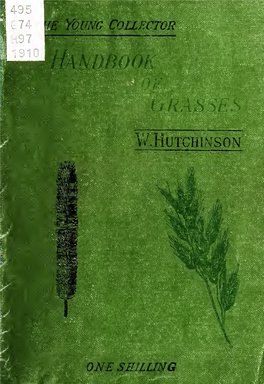 Handbook of Grasses, Treating of Their Structure, Classification