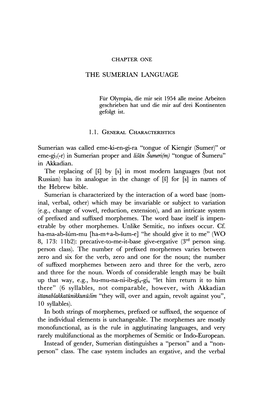 In Sumerian Proper and Lifiin Sumeri(M) "Tongue of Sumeru" in Akkadian