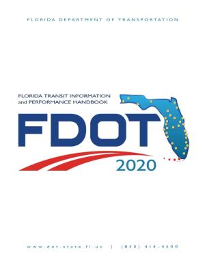 2020 Florida Transit Information and Performance Handbook