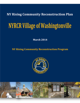 Village of Washingtonville NY Rising Community Reconstruction Plan