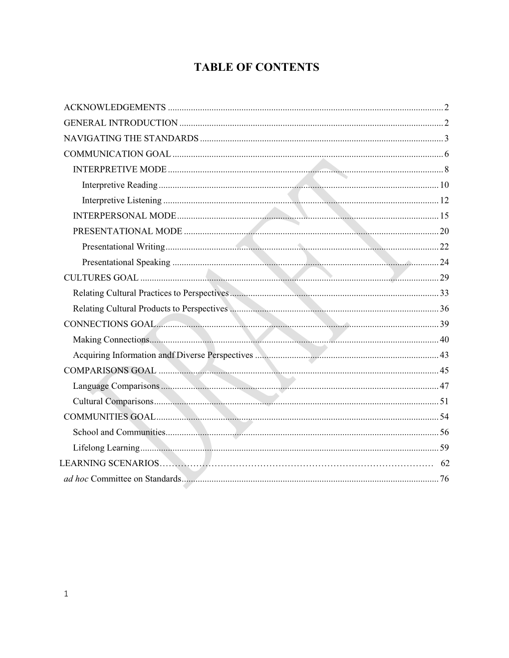 ACL Standards for Classical Language Learning