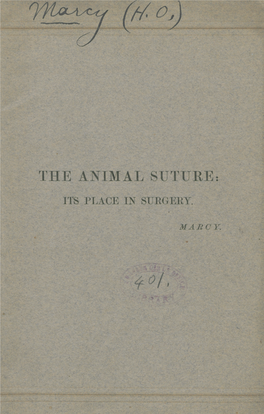 The Animal Suture