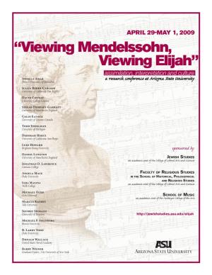 “Viewing Mendelssohn, Viewing Elijah”