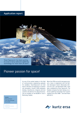 Pioneer Passion for Space!