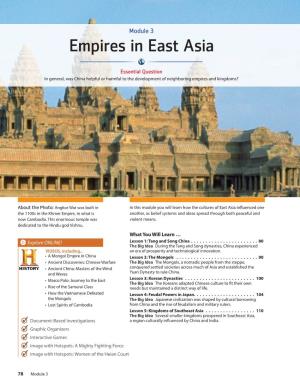 Empires in East Asia