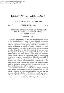 A Proposed Classification of Petroleum and Natural Gas Fields Based on Structure2