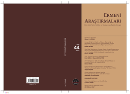 Ermeni Arastirmalari 44 Layout 1