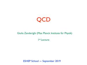 (Max Planck Institute Für Physik) 1St Lecture