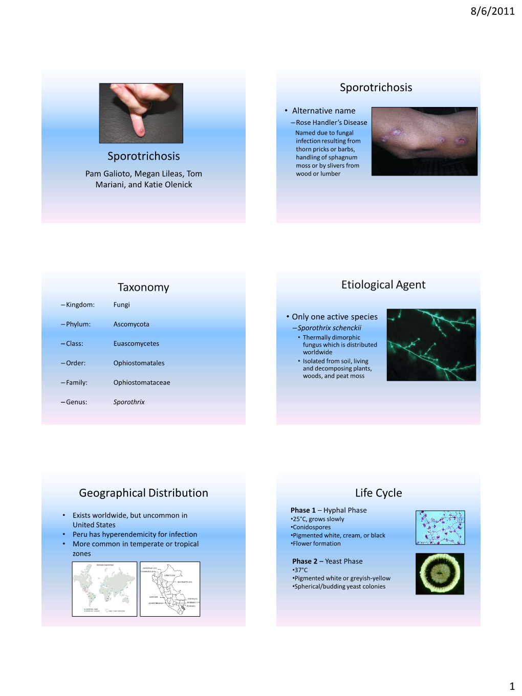 Sporotrichosis