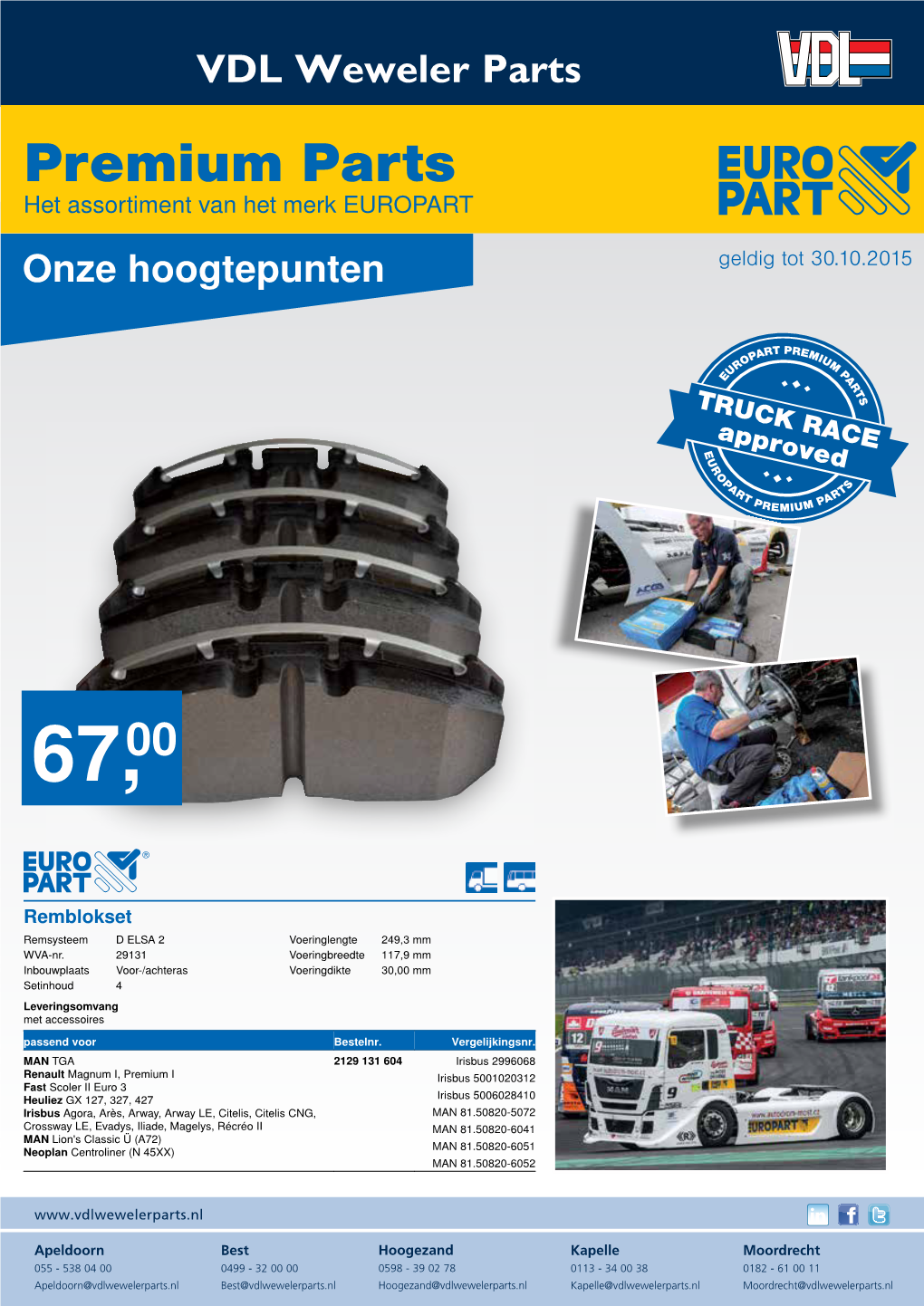 Premium Parts Het Assortiment Van Het Merk EUROPART