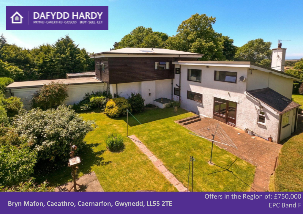 Bryn Mafon, Caeathro, Caernarfon, Gwynedd, LL55 2TE Offers in the Region Of