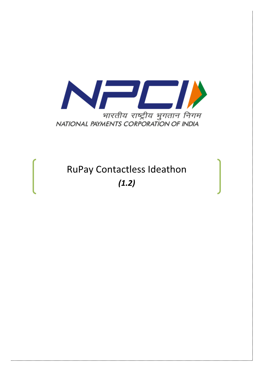 Rupay Contactless Ideathon (1.2)