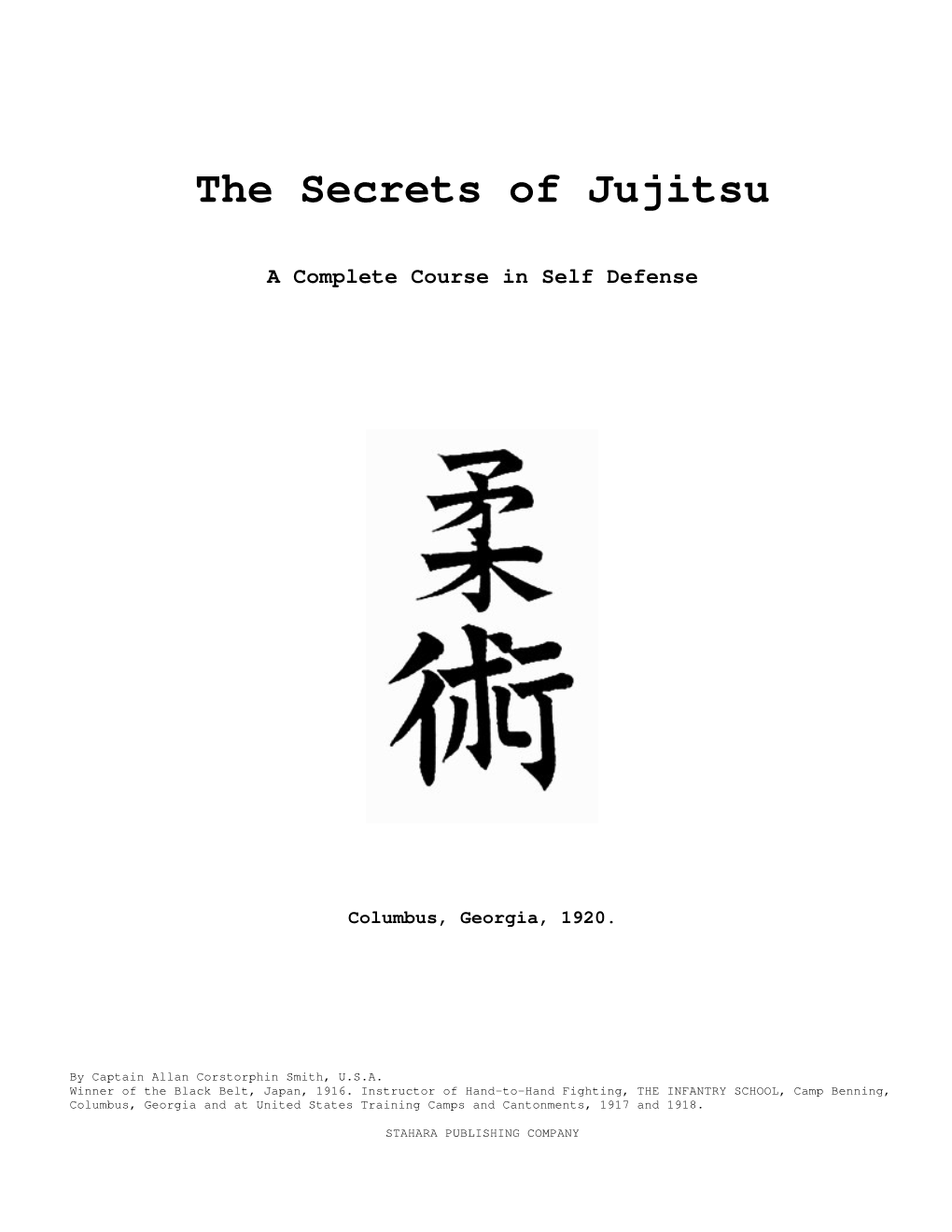 The Secrets of Jujitsu