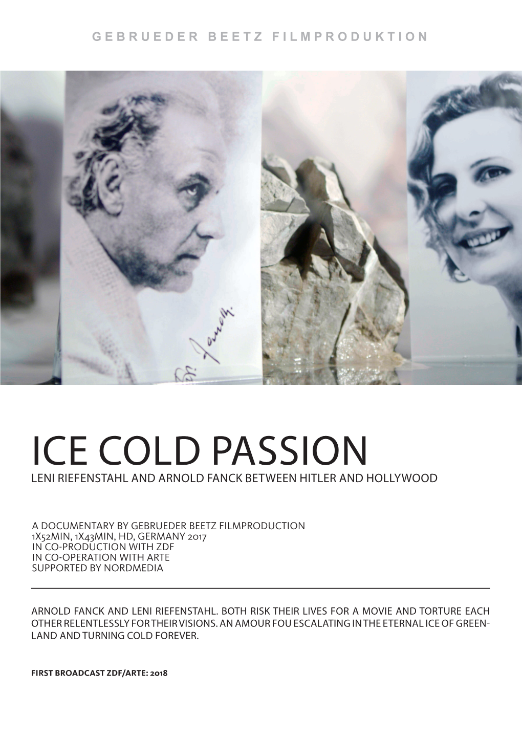 Ice Cold Passion Leni Riefenstahl and Arnold Fanck Between Hitler and Hollywood