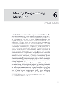 Making Programming Masculine 6