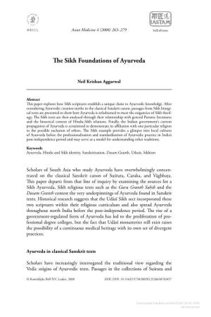 The Sikh Foundations of Ayurveda