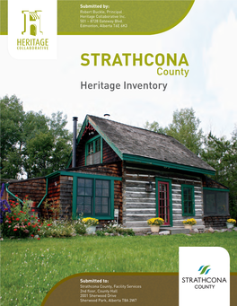 STRATHCONA County Heritage Inventory