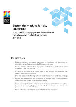 Better Alternatives for City Authorities