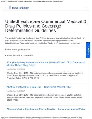 Medical & Drug Policies and Coverage Determination Guidelines
