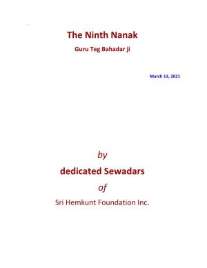 The Ninth Nanak Guru Teg Bahadar Ji
