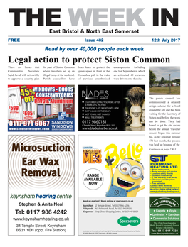 Legal Action to Protect Siston Common