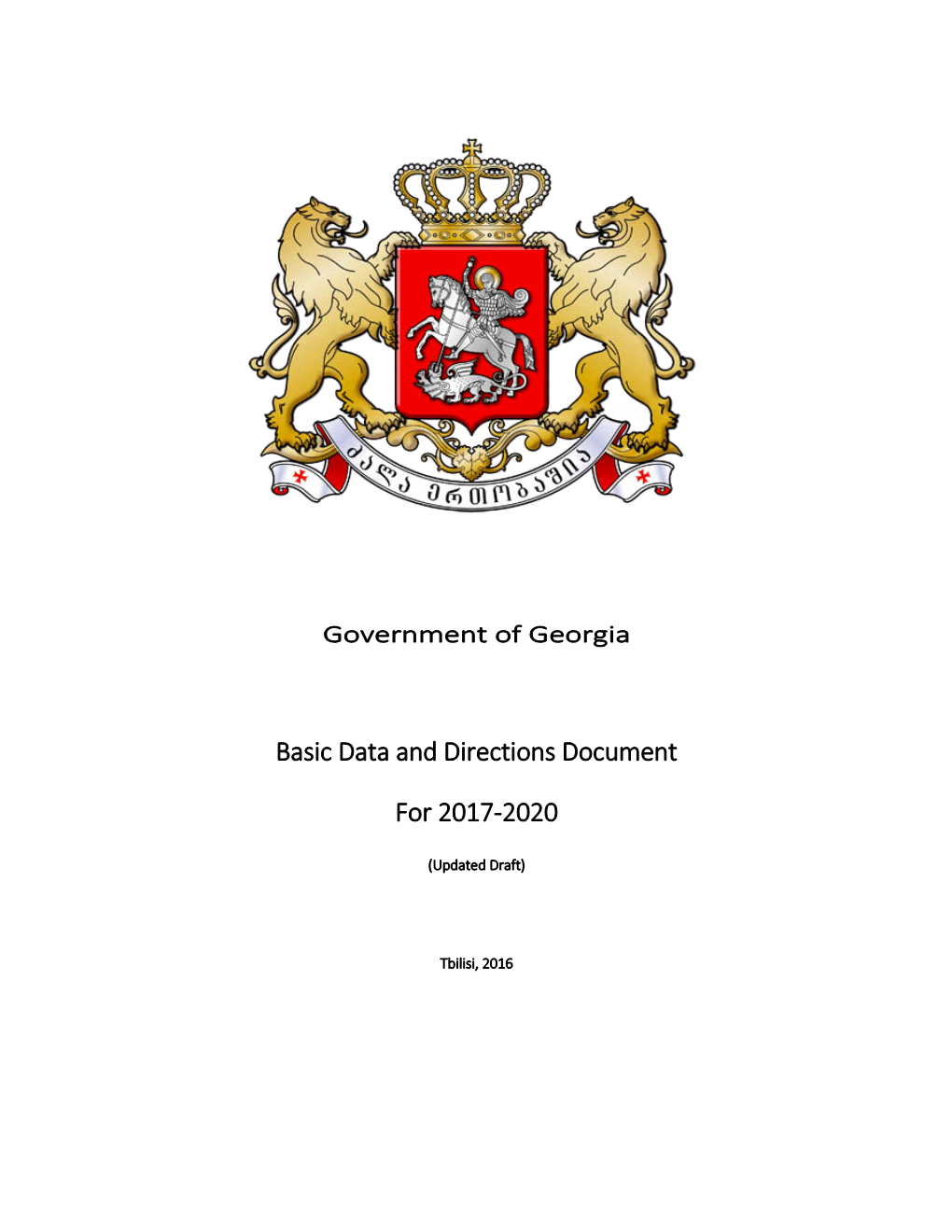 Basic Data and Directions Document