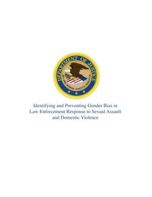 Identifying and Preventing Gender Bias in Law Enforcement Response
