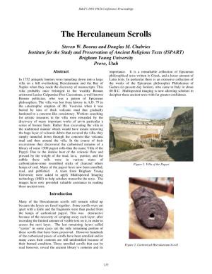 The Herculaneum Scrolls