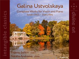 Sonata for Violin and Piano (1952) 19:48 1 I
