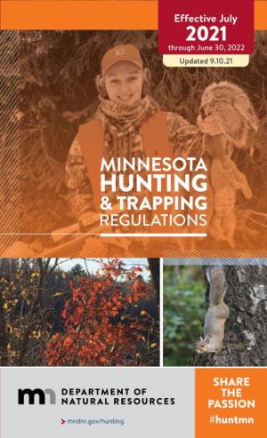 2021 Hunting and Trapping Regulations