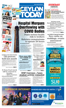 Hospital Morgues Overflowing with COVID Bodies