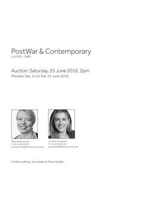 Postwar & Contemporary