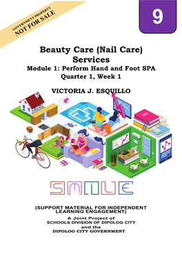 Beauty Care (Nail Care) Services Module 1: Perform Hand and Foot SPA Quarter 1, Week 1