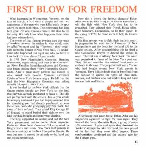 First Blow for Freedom