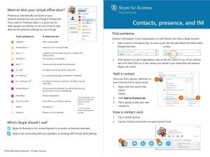 Skype for Business Call (Two-Party Call)