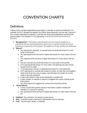 Level 3 Convention Chart