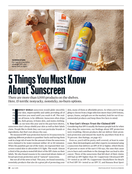 5 Things You Must Know About Sunscreen There Are More Than 1,000 Products on the Shelves