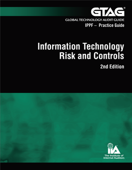 Information Technology Risk and Controls 2Nd Edition