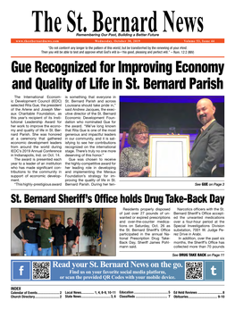 Gue Recognized for Improving Economy and Quality of Life in St