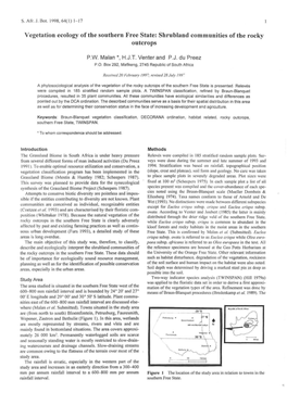 Shrubland Communities of the Rocky Outcrops