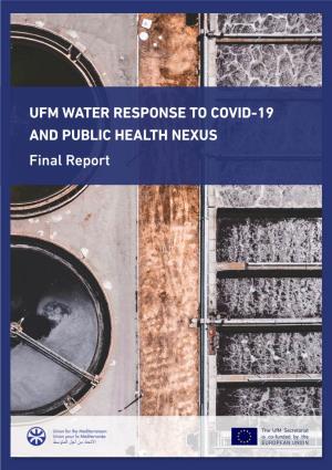 The Water and Public Health Nexus- WASH Response to COVID19