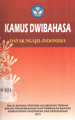 Kamus Dwibahasa Dayak Ngaju - Indonesia