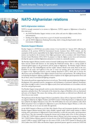 NATO-Afghanistan Relations